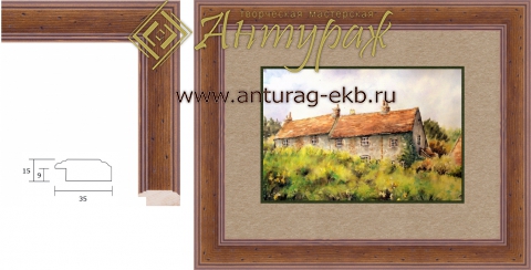 Багет  деревянный IQ36-M819PC