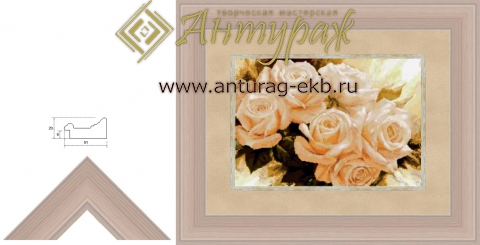 Багет пластиковый R5123LO
