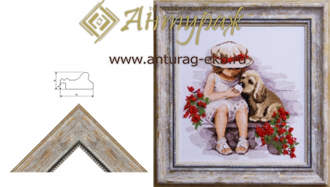 Багет пластиковый R5026RW