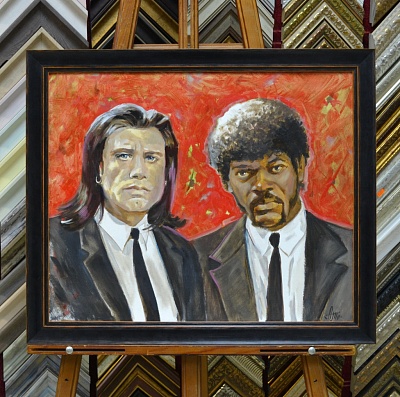 Pulp Fiction. Оформить живопись в багет