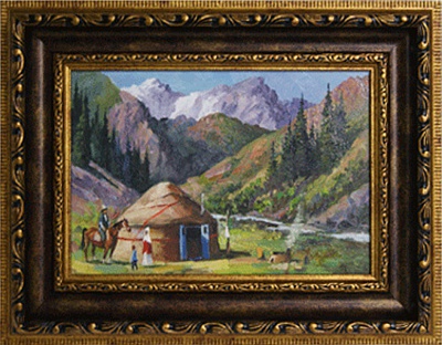 Пейзаж (холст/ДВП)