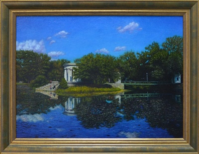 Оформить картину. Пейзаж Харитоновский парк