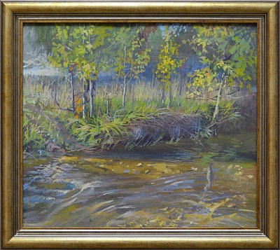 Оформить картину в багет. 