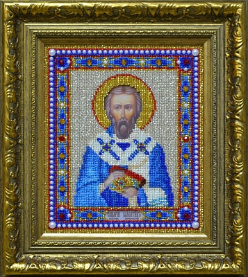 Обрамить икону бисером
