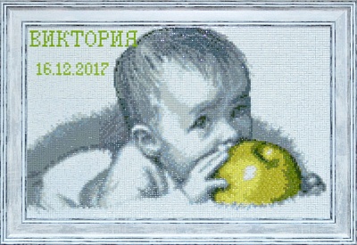 Обрамить алмазную мозаику